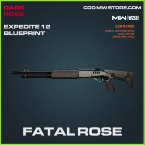 Fatal Rose Expedite 12 Blueprint skin in Warzone 2.0 and MW2