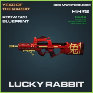 Lucky Rabbit PDSW 528 blueprint skin in Warzone 2.0 and MW2