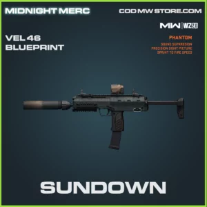 Sundown Vel 46 blueprint skin in Warzone 2.0 and MW2