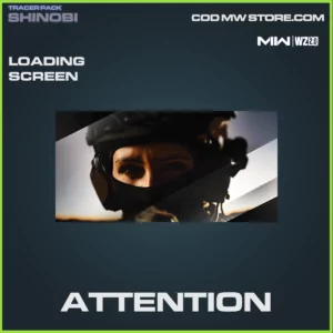 Attention Loading Screen in Modern Warfare 2 and Warzone 2