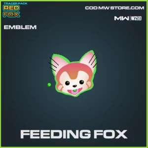 Feeding Fox emblem in in Warzone 2.0 and MW2 Tracer Pack Red Fox Bundle