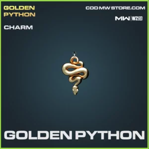 GOlden python charm in Warzone 2 and MW2 Golden Python Bundle