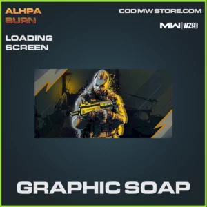 Graphic Soap loading screen in Warzone 2 and MW2 Alpha Burn Bundle