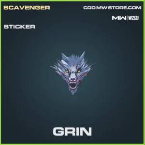 Grin sticker in Warzone 2.0 and MW2