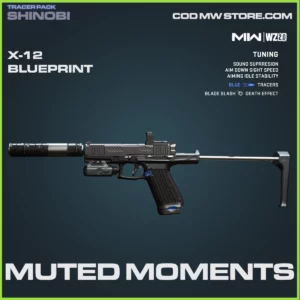 Muted Moments X-12 Blueprint skin from the Shinobi Bundle in Modern Warfare 2 and Warzone 2