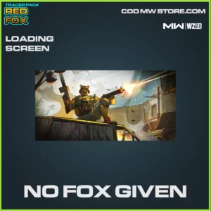 No Fox Given Loading Screen in in Warzone 2.0 and MW2 Tracer Pack Red Fox Bundle