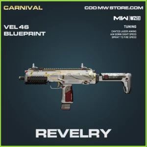 Revelry VEL 46 blueprint skin in Warzone 2 and MW2 Carnival Bundle