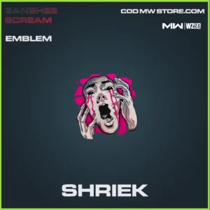 Shriek Emblem in Warzone 2 and MW2 Banshee Scream Bundle