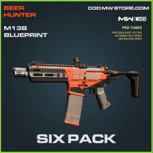 Six Pack M13B blueprint skin in Warzone 2.0 and MW2 Beer Hunter Bundle