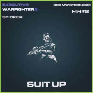 Suit Up sticker in Warzone 2 and MW2 Executive Warfighter 2 Bundle