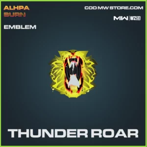Thunder Roar emblem in Warzone 2 and MW2 Alpha Burn Bundle
