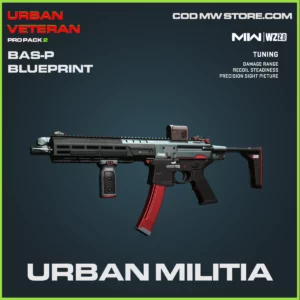 Urban Milita BAS-P Blueprint Skin in Warzone 2.0 and MW Urban Veteran Pro Pack Bundle