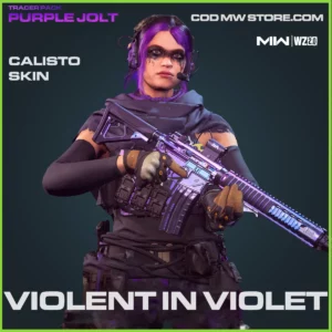 Violent In Violet Calisto skin in Warzone 2 and MW2 Purple Jolt Bundle