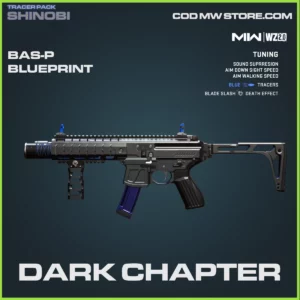 Dark Chapter BAS-P Blueprint skin from the Shinobi Bundle in Modern Warfare 2 and Warzone 2