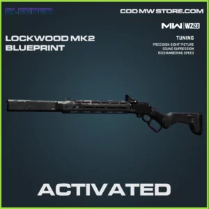 Activated Lockwood MK2 blueprint skin in Warzone 2.0 and MW2 Sleeper Bundle