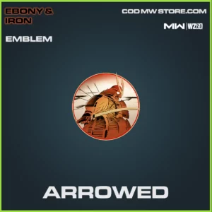 Arrowed Emblem in Warzone 2.0 and MW2 Ebony & Iron Bundle