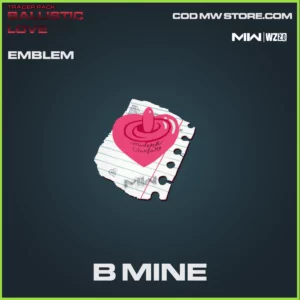 B Mine emblem in Warzone 2.0 and MW2 Ballistic Love Bundle