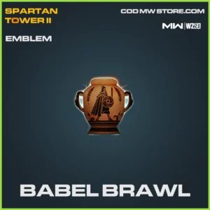Babel Brawl Emblem in Warzone 2.0 and MW2 Spartan Tower II Bundle