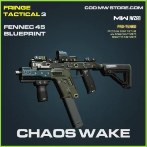 Chaos Wake Fennec 45 Blueprint Skin in Warzone 2.0 and MW2 Fringe Tactical 3 Bundle