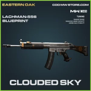 Clouded Sky lachman-556 blueprint skin in Warzone 2.0 and MW2 Eastern Oak Bundle