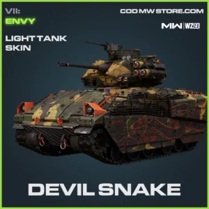 Devil Snake light tank skin in Warzone 2.0 and MW2 VII: Envy Bundle