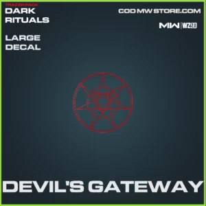 Devil's Gateway Large Decal in Warzone 2.0 and MW2 Dark Rituals Bundle