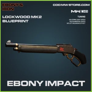 Ebony Impact Lockwood MK2 blueprint skin in Warzone 2.0 and MW2 Ebony & Iron Bundle