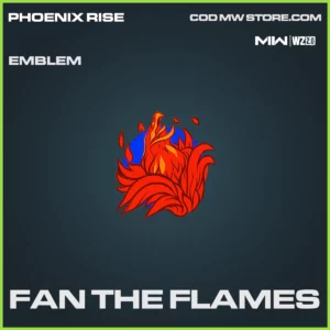 Fan The Flames emblem in Warzone 2.0 and MW2 Phoenix Rise Bundle