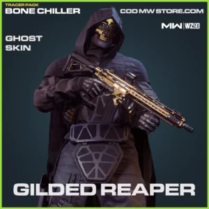 Gilded Reaper Ghost skin in Warzone 2.0 and MW2 Tracer Pack: Bone Chiller Bundle