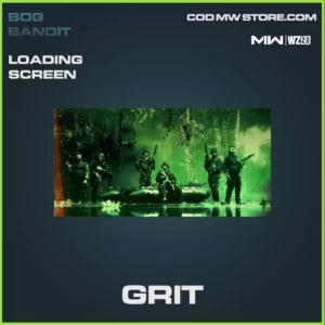Grit Loading Screen in Warzone 2.0 and MW2 Bog Bandit Bundle