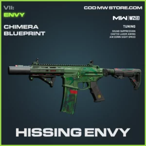 Hissing Envy Chimera blueprint skin in Warzone 2.0 and MW2 VII: Envy Bundle