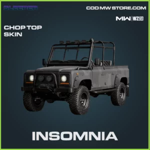 Insomnia Chop Top skin in Warzone 2.0 and MW2 Sleeper Bundle