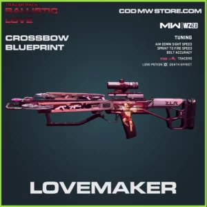 Lovemaker Crossbow blueprint skin in Warzone 2.0 and MW2 Ballistic Love Bundle