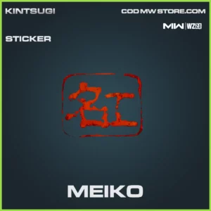 Meiko Sticker in Modern Warfare 2 and MW2 Kintsugi Bundle