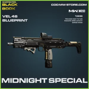 Midnight Special Vel 46 blueprint skin in Warzone 2.0 and MW2 Warfighter Black Book Bundle
