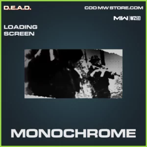 Monochrome Loading Screen in Warzone 2.0 and MW2 D.E.A.D. Bundle