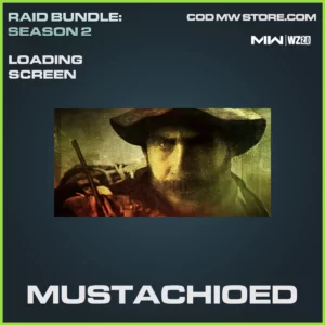 Mustachioed Loading Screen in Warzone 2.0 and MW2 Raid Bundle: Season 2