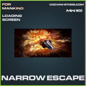 Narrow Escape Loading Screen in Warzone 2.0 and MW2 For Mankind Bundle
