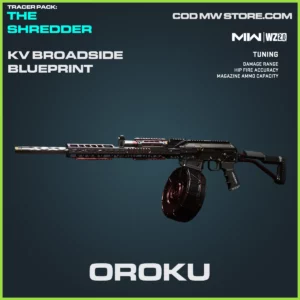 Oroku KV Broadside Blueprint skin in MW2 and Warzone 2.0 Tracer Pack: The Shredder TMNT