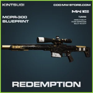 Redemption MCPR-300 blueprint skin in Modern Warfare 2 and MW2 Kintsugi Bundle
