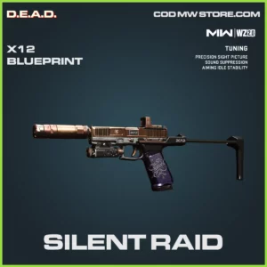Silent Raid X12 blueprint skin in Warzone 2.0 and MW2 D.E.A.D. Bundle
