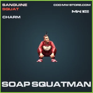 Soap Squatman charm in Warzone 2.0 and MW2 Sanguine Squat Bundle