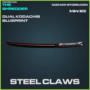 Steel Claws Dual Kodachis Blueprint skin in MW2 and Warzone 2.0 Tracer Pack: The Shredder TMNT