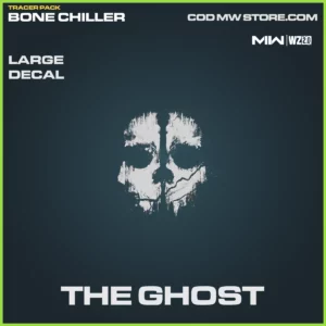 The Ghost Large Decal in Warzone 2.0 and MW2 Tracer Pack: Bone Chiller Bundle