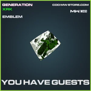 You Have Guests Emblem in Warzone 2.0 and MW2 Generation XRK Bundle