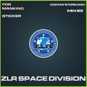 ZLR SPace Division Sticker in Warzone 2.0 and MW2 For Mankind Bundle