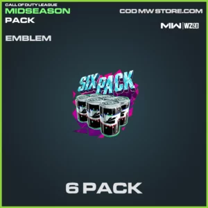 6 Pack emblem in Warzone 2.0 and MW2 CDL Midseason Pack Bundle