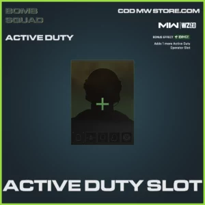 Active Duty Slot in Warzone 2.0 and MW2 Bomb Squad Bundle