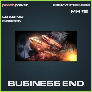 Business End Loading Screen in Warzone 2.0 and MW2 peach power bundle