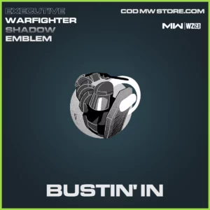 Bustin' In Emblem in Warzone 2.0 and MW2 Executive Warfighter Shadow